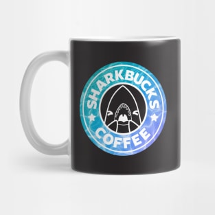 Sharkbucks Logo [Water] Mug